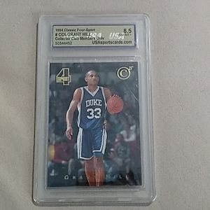 Grant hill card graded 8.5